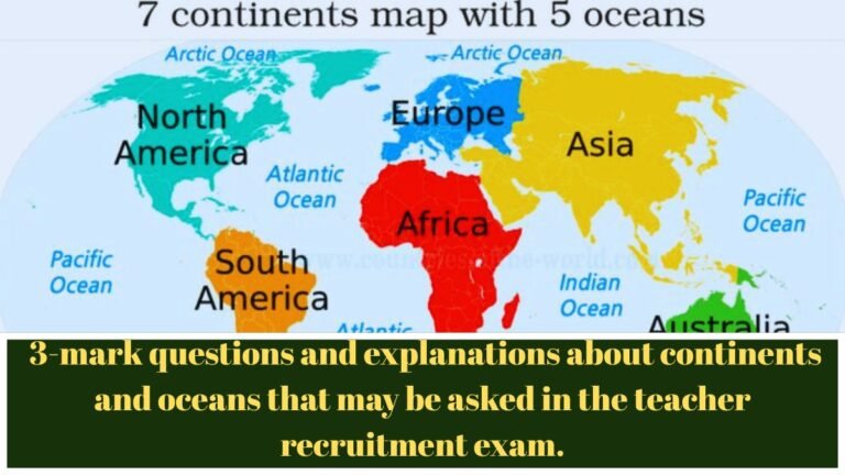 Continents and Oceans